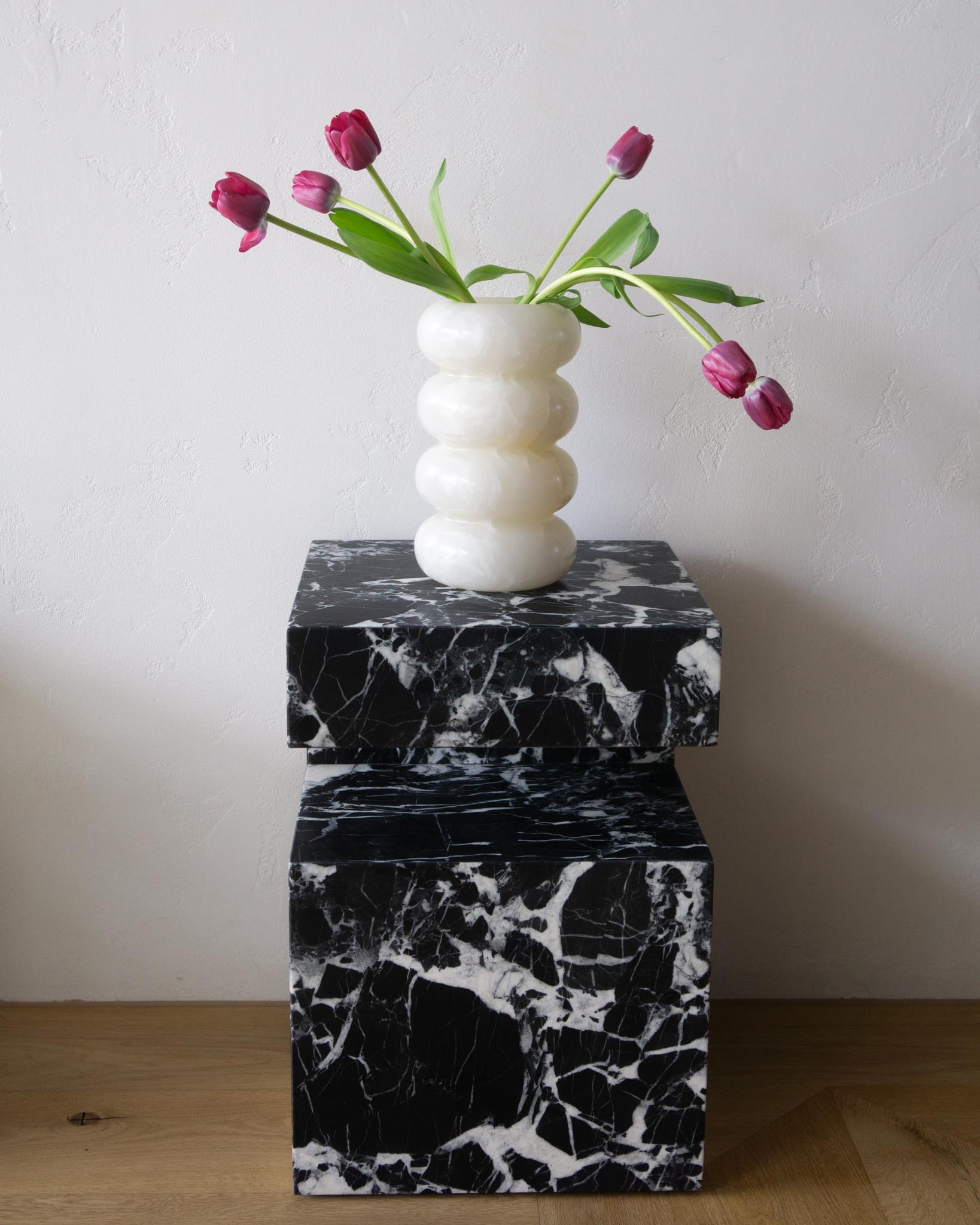  Marble Abstract Side Table – Cookie – Grand Antique | Fleur Studios