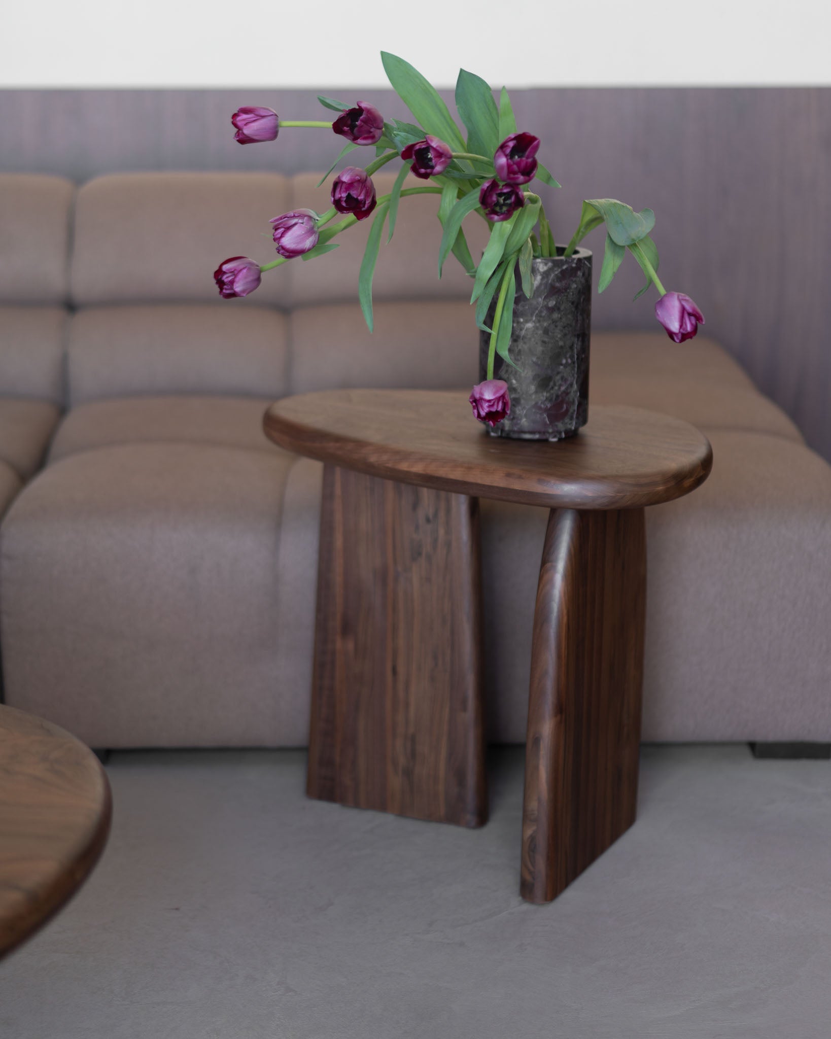 Beau Walnut Side Table