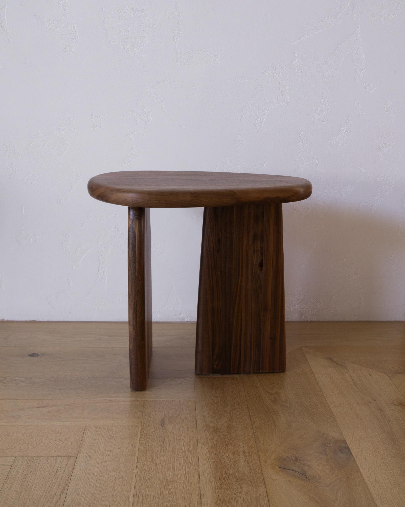 Beau Walnut Side Table - Fleur Studios