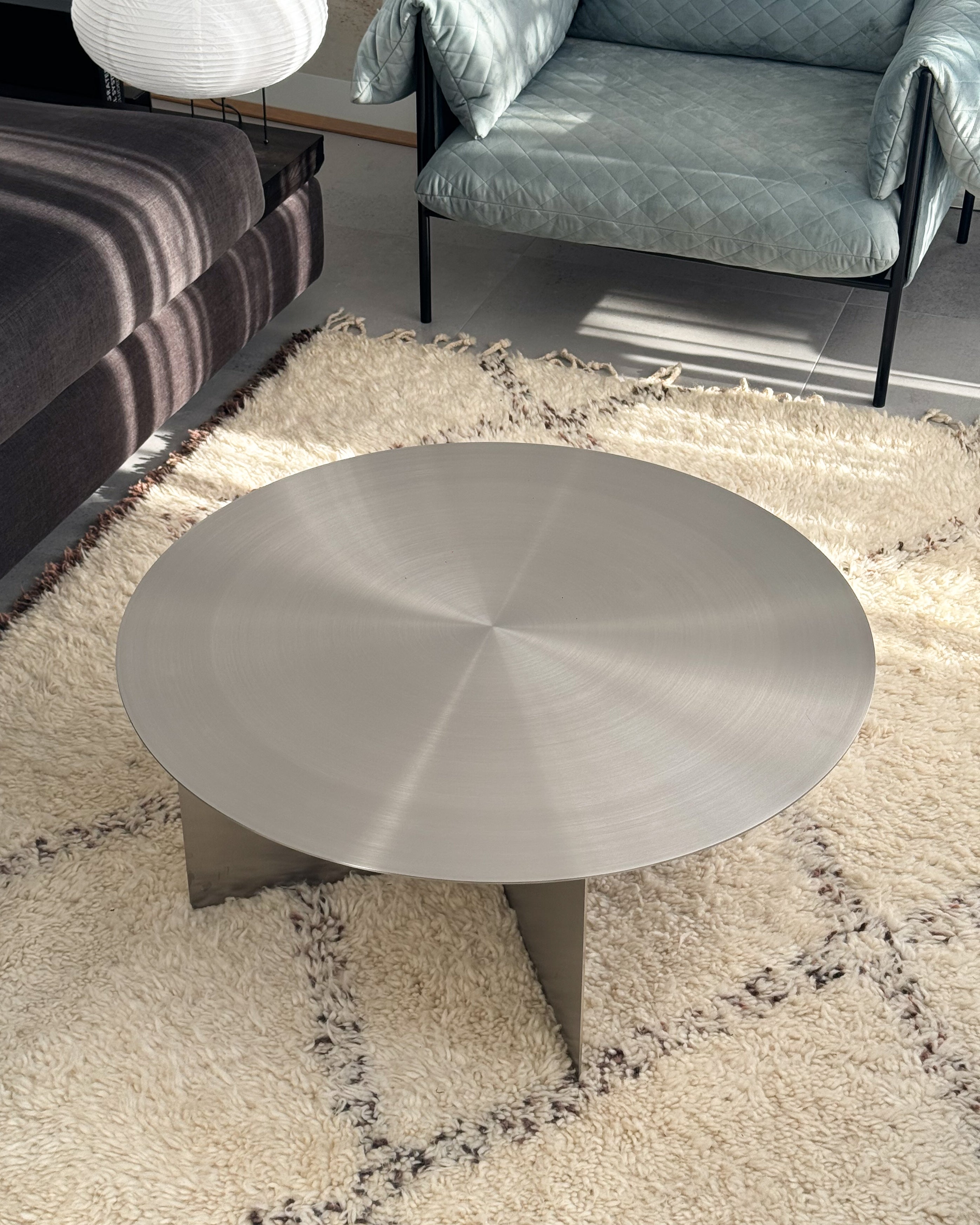 Palermo Stainless Steel Coffee Table - Fleur Studios