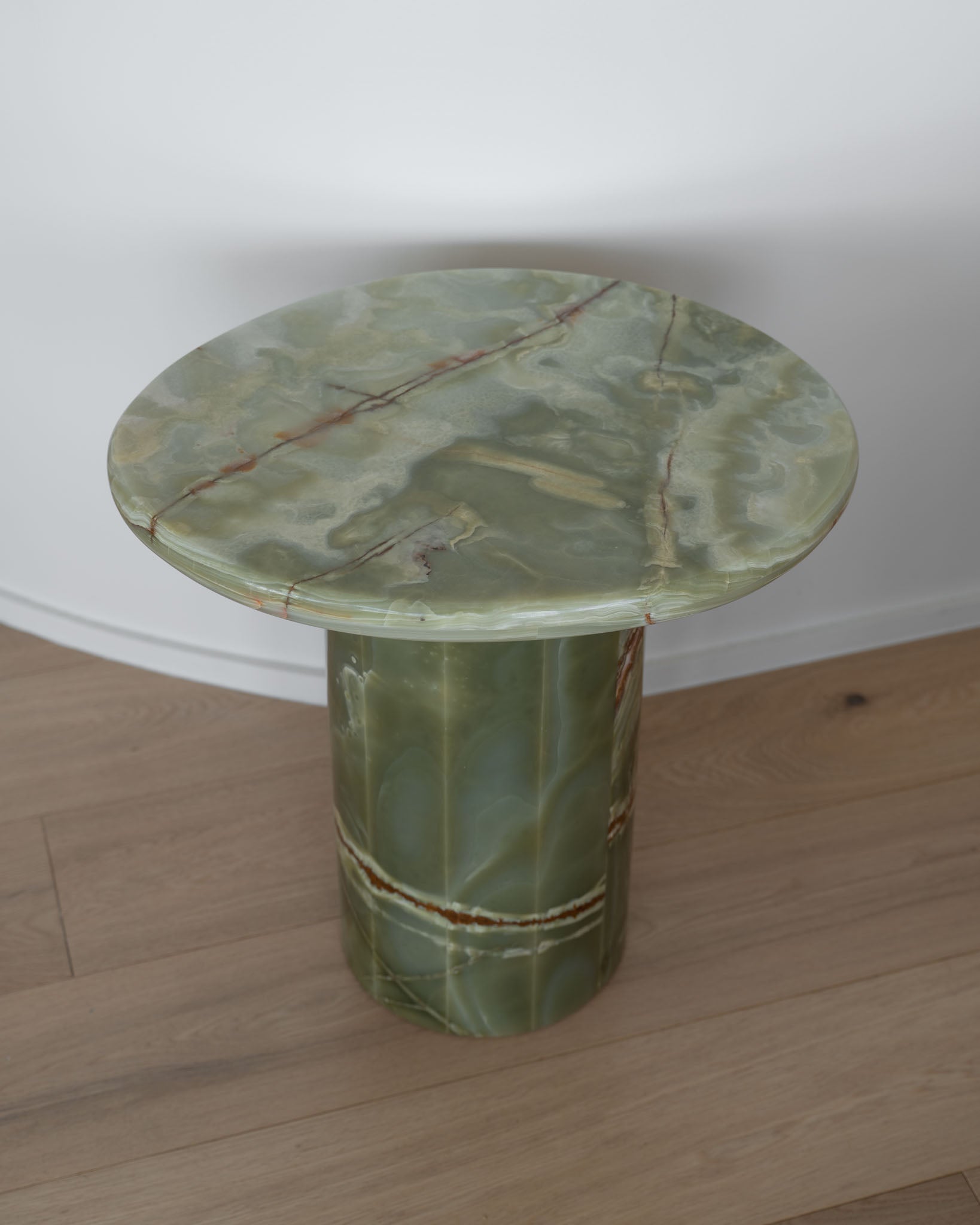 Wabi Side Table Green Onyx