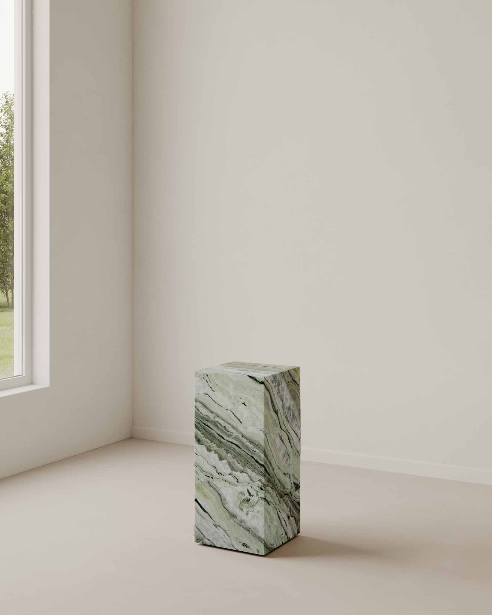 Plinth Medium Jade Green - Fleur Studios