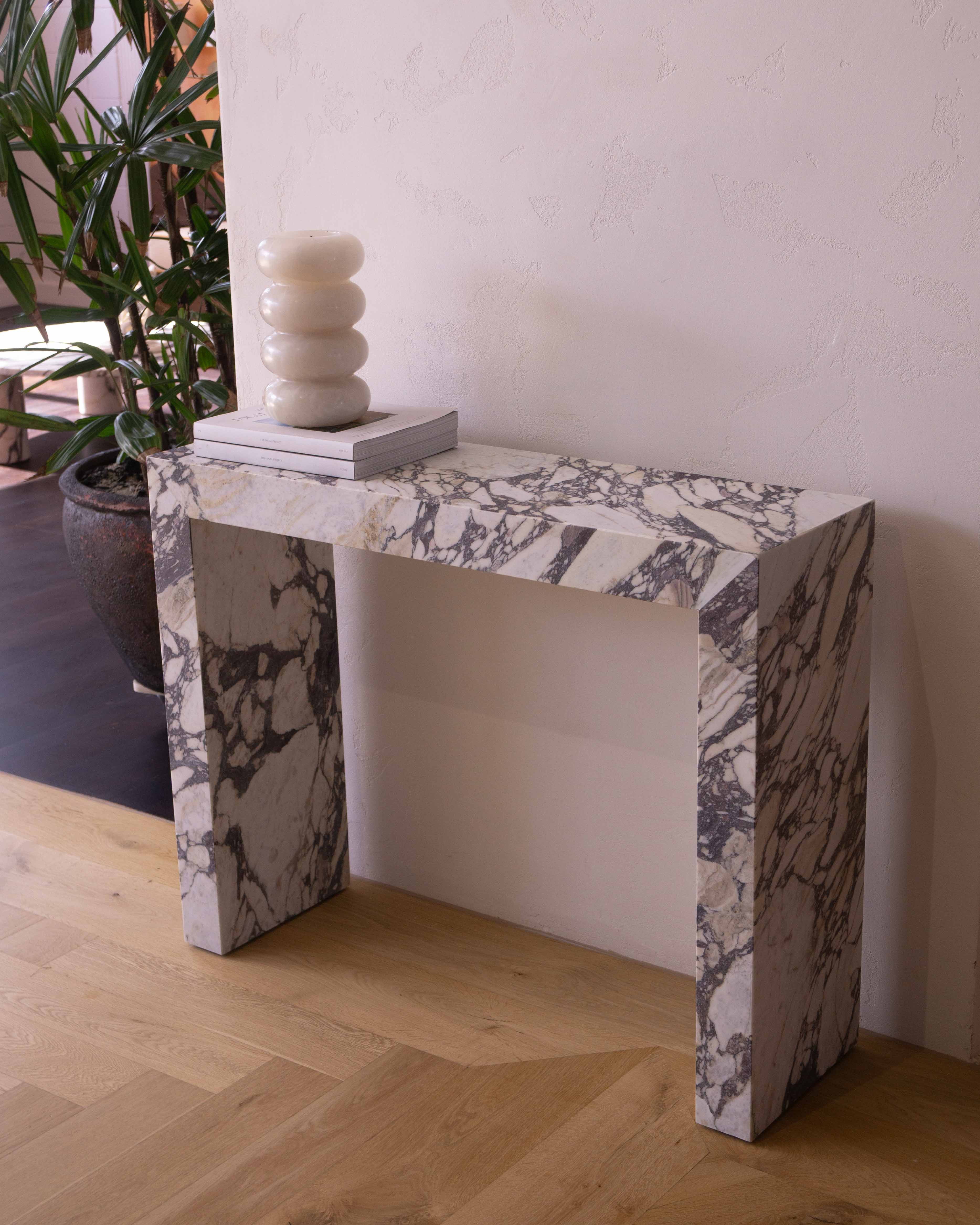 Marble console deals table